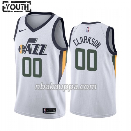 Utah Jazz Jordan Clarkson 00 Nike 2019-2020 Association Edition Pelipaidat Swingman - Lasten